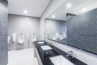 Spacious Master Bathroom with Dual Sinks